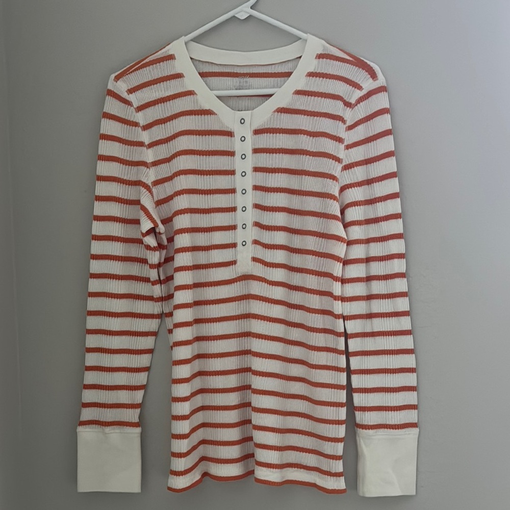 Aerie Red and White Striped Camisole